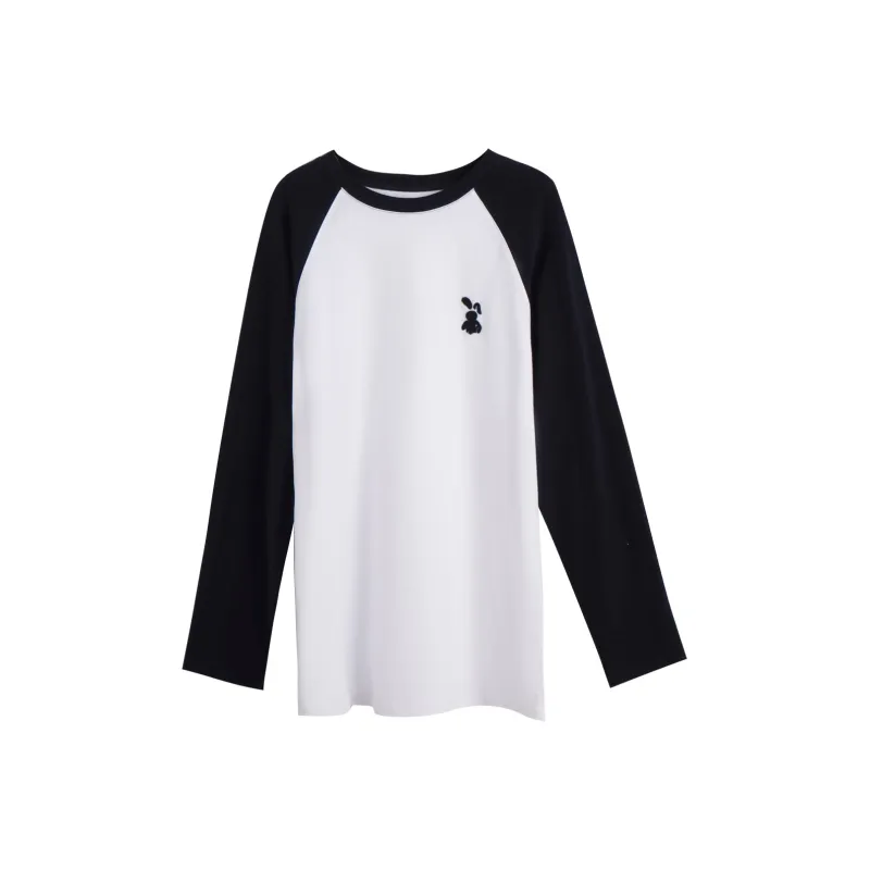 Olrain T Shirt Women's Black White-0