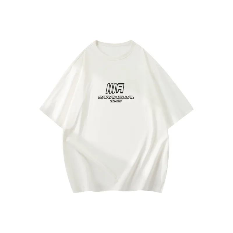 Caramella Drop Shoulder Sleeve Short Sleeved T Shirt Women's-0