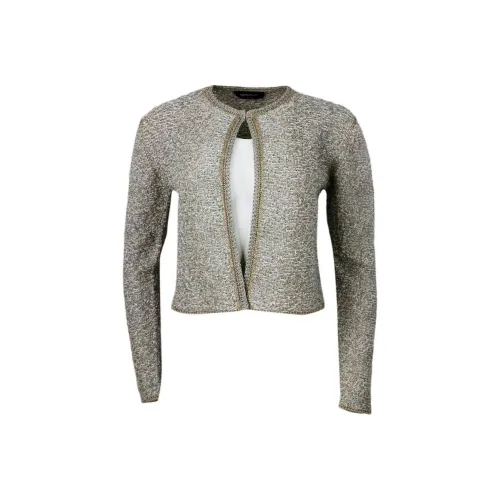 Fabiana Filippi Metallic Bouclé Cardigan