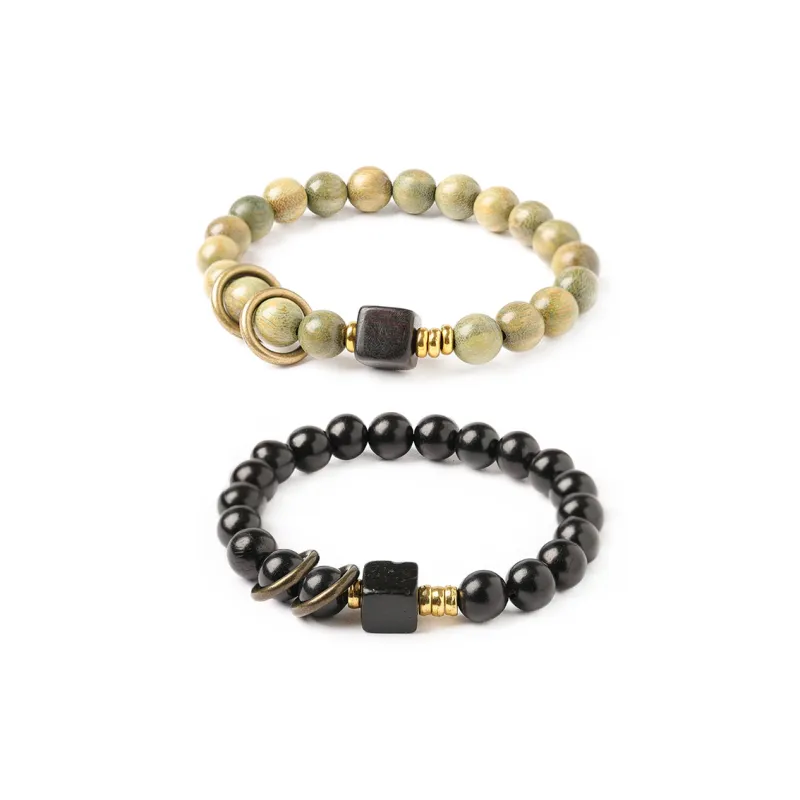 Santan Lodge Golden Sandalwood Bracelets Unisex-9