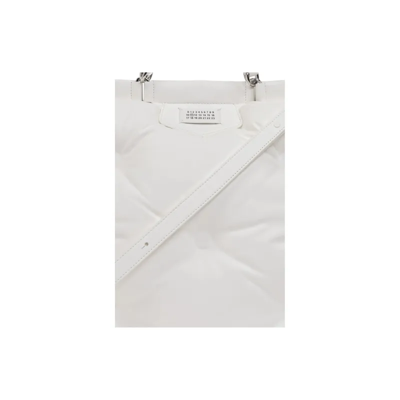 Maison Margiela Sheepskin Tote Bag, Shopping Bag, Shoulder Bag, Crossbody Bag, Handbag Women's White-3