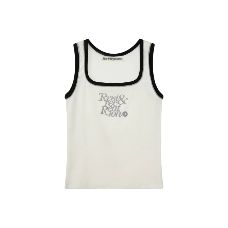 Rest&Recreation SS25 Tank Top Women's White-0