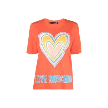 LOVE MOSCHINO T Shirts Women's Orange