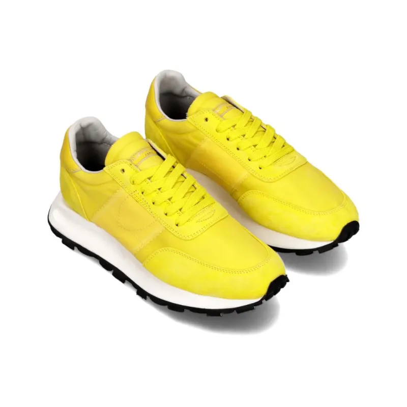 PHILIPPE MODEL Tour Running Low Top Casual Shoes Women's Yellow-1