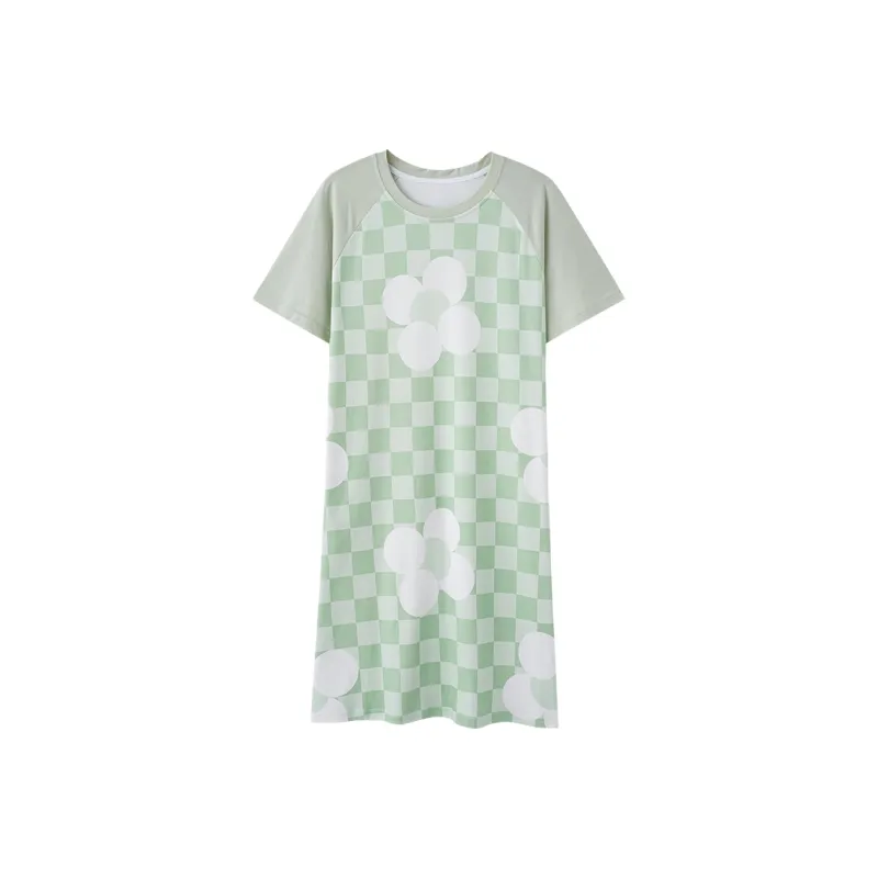 FENTENGCARE Nightgown Women's Green-0