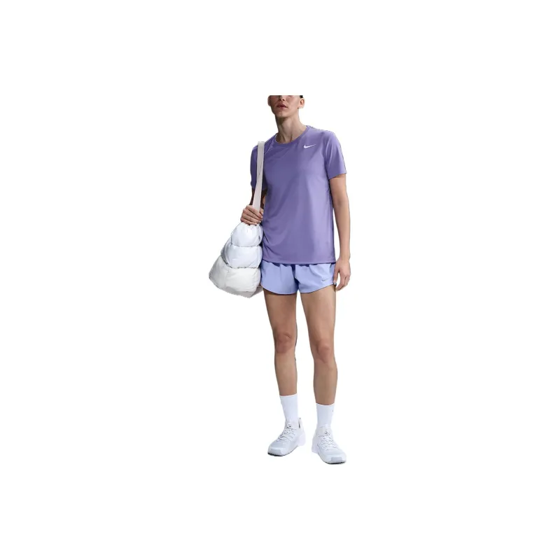 Nike Dri Fit SS25 Regular T Shirt Women's Ash Purple-0