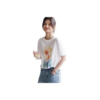 XWI T-Shirt Women's Natural White