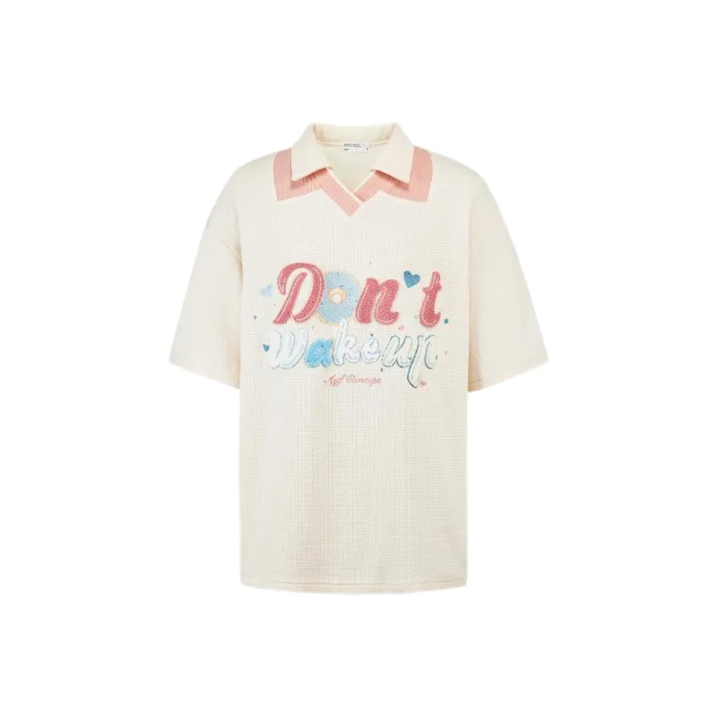 ABBY GODDESS T Shirt Women's Cream Apricot-0