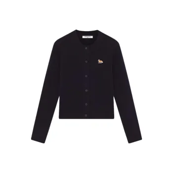 Maison Kitsune Baby Fox Patch Knit Cardigan