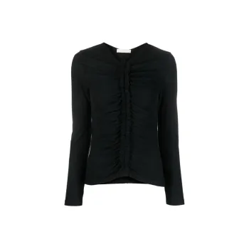 Ulla Johnson Wren Long sleeve Ruched Top