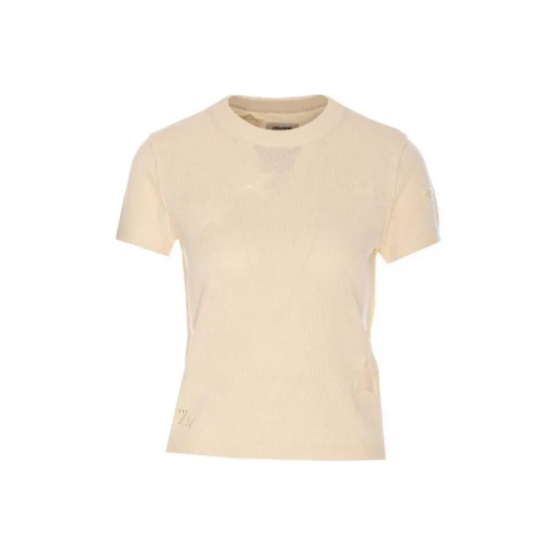 Zadig & Voltaire Bully Seco Cut Out Detailed Top-0