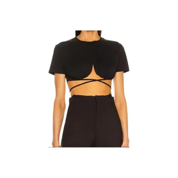 Jacquemus Le T Shirt Baci 'Black'