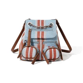 MASTER CANVAS Fabric Backpack Women's Blue
