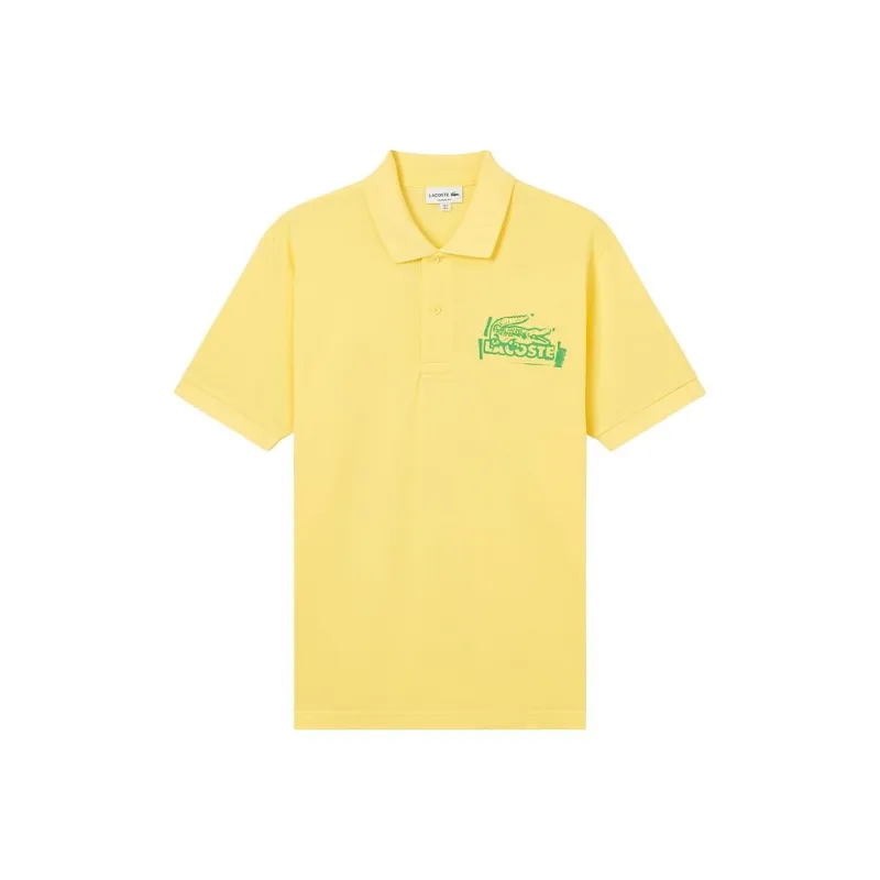 LACOSTE Classic Printed Polo Shirt-5