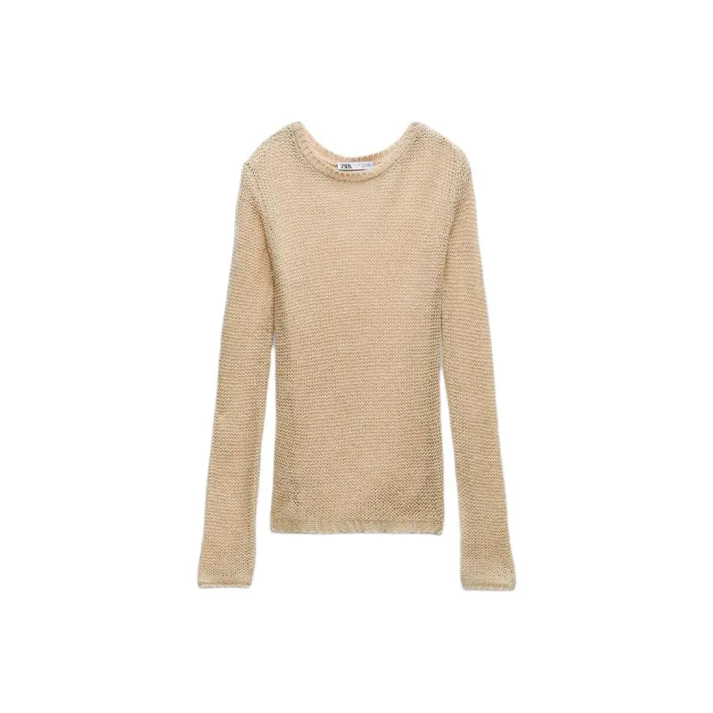ZARA Sweaters Women's Beige-0