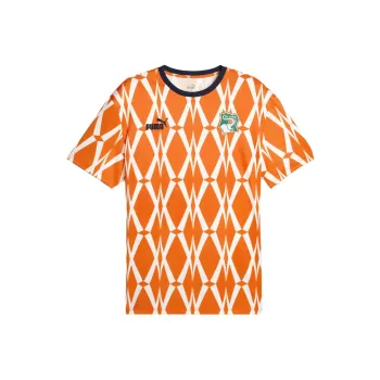 PUMA Ivory Coast FtblCulture Tee Men Soccer Jersey Men's Orange