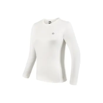 BMAI Sports Energy-Saving Warm Fleece Long-Sleeved Women's White