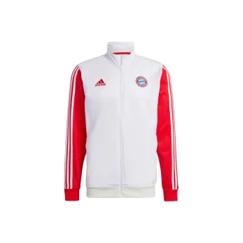 Adidas FC BAYERN DNA TRACK TOP Soccer Jerseys Men's White Red