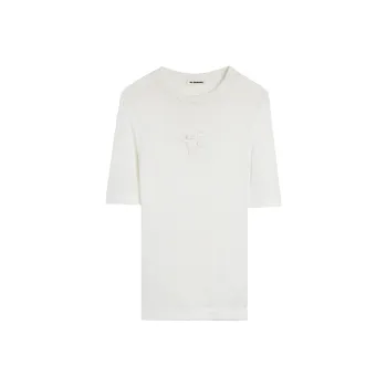 JIL SANDER Crochet flower Knit T shirt