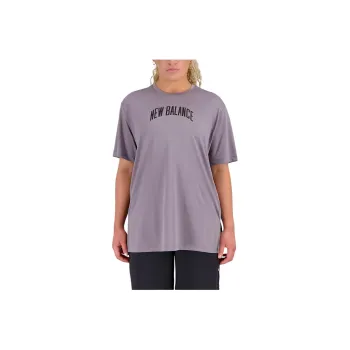 New Balance T-Shirt Women's Light Gray