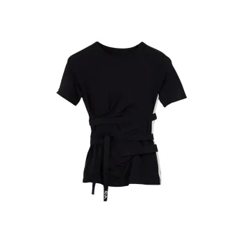 Y 3 3 Stripes logo T shirt