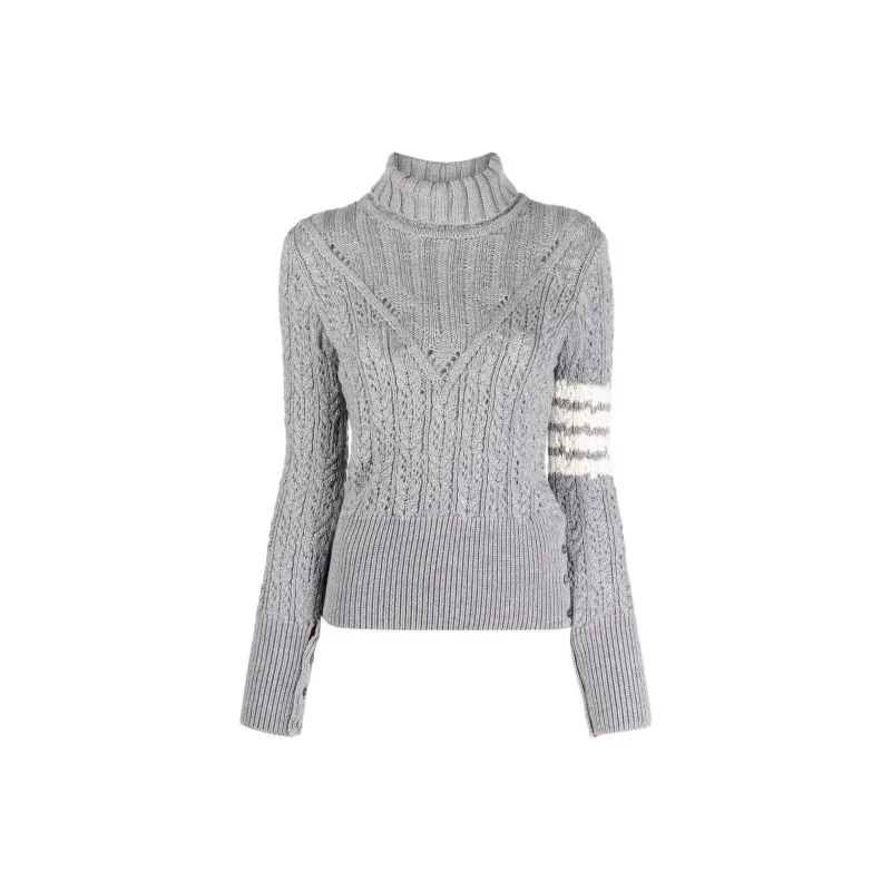 THOM BROWNE· FW22 Sweater Women's Gray-0