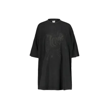 Vetements Flying Unicorn Tonal T Shirt 'Black/Black'