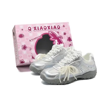 Circle Small Cushioning, Slip Resistant, Breathable, Supportive, Lightweight Low Top Chunky Sneakers Women's