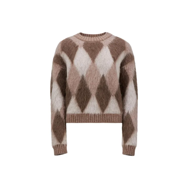 Moncler Sweater Women's Beige/Brown-0