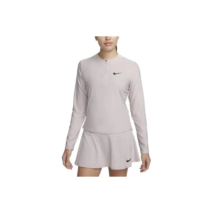 Nike T-Shirt Women's White Gold Purple-0