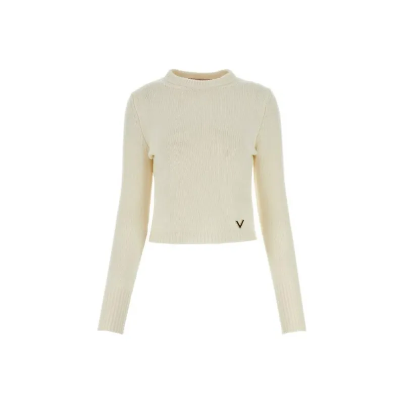 Valentino Vgold Crewneck Long Sleeved Jumper-0