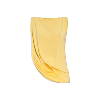 Jacquemus Le Haute Peplo Twist Detailed Top