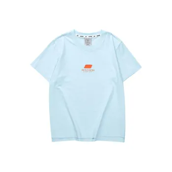Skechers Colorful T Shirt Women's Blue