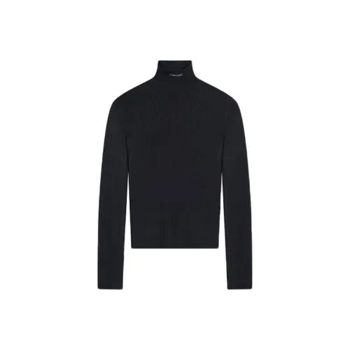 Balenciaga FW21 Slim Fit sweater effect Women's Black