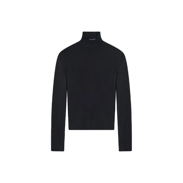 Balenciaga FW21 Slim Fit Sweater Women's Black-0