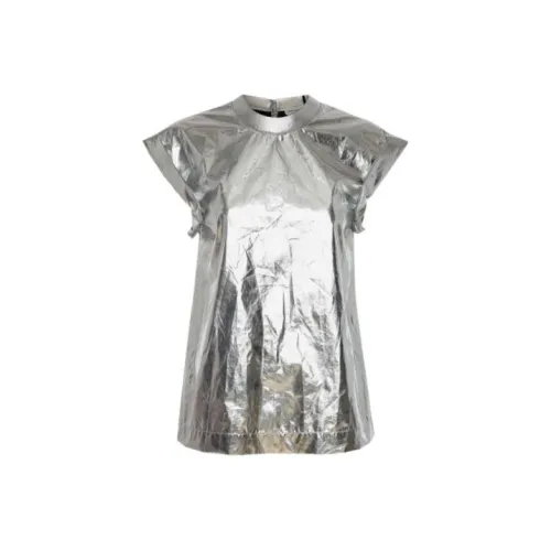 Alexander McQueen T-Shirts Women's Silver