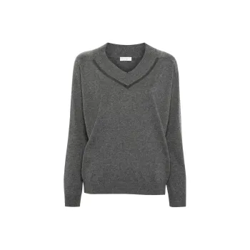 Brunello Cucinelli V Neck Knitted Jumper