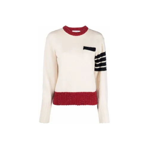 THOM BROWNE FW21 Loose Fit Sweater Women's White