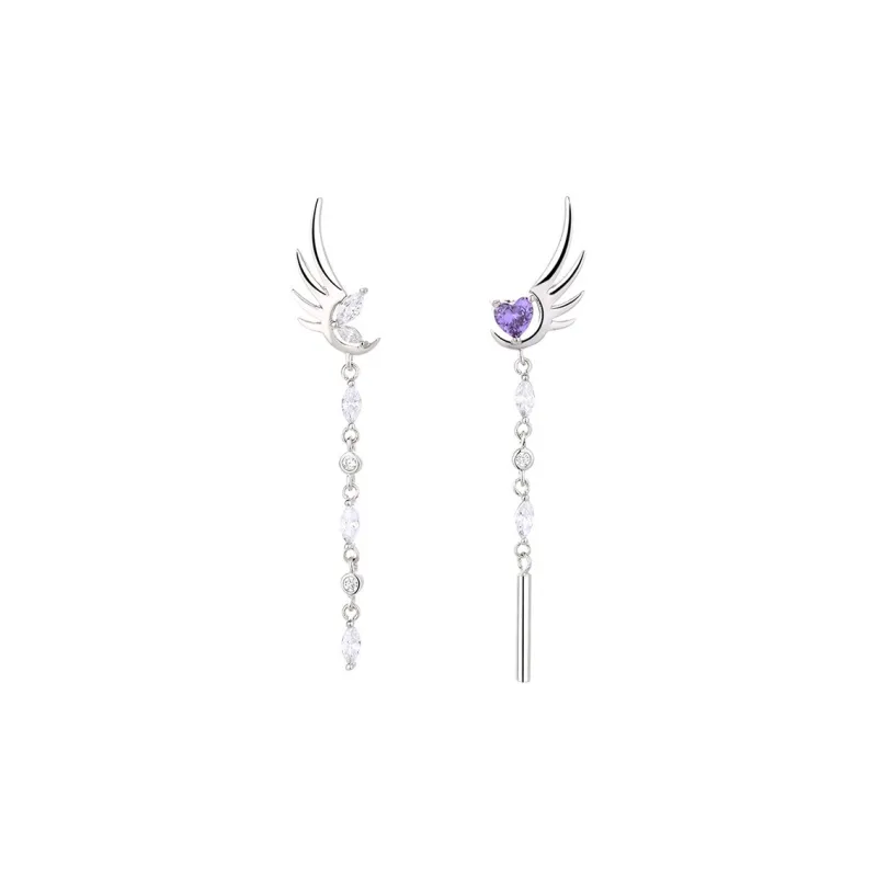 CENTURY&KINDLE S925 Silver Earrings Women's-0