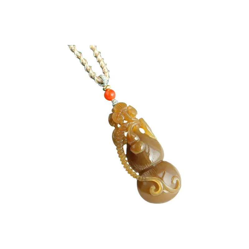 KUNYUYAO Hetian Jade Pendants Pale Greenish White Jade Unisex-18