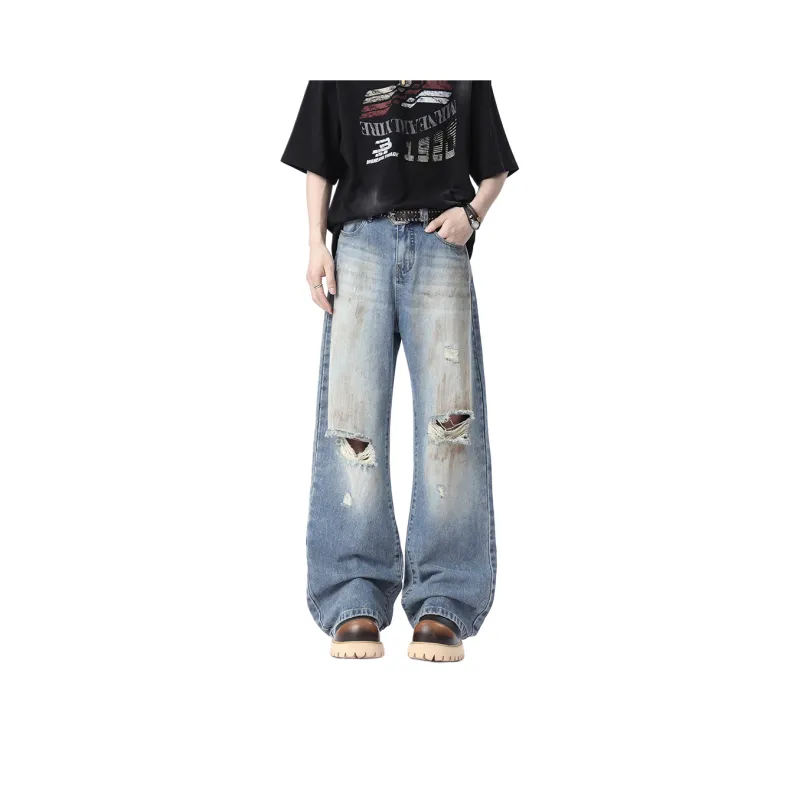 Zomuros Jeans Unisex Vintage Blue-2