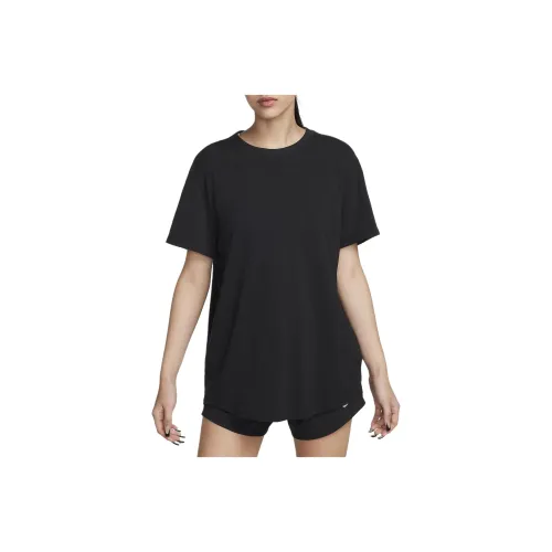 Nike Drop Shoulder Sleeve T Shirt Women's Black