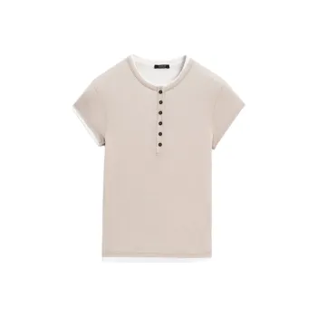Massimo Dutti T Shirt Women's Brown