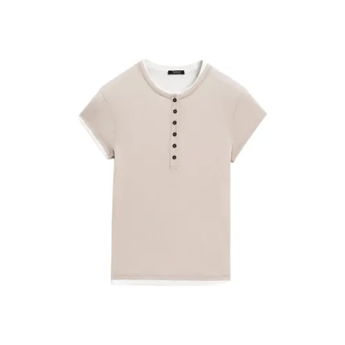 Massimo Dutti T Shirt Women's Brown