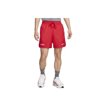 Nike Flow Soccer Bottoms Men's Global Red White Color