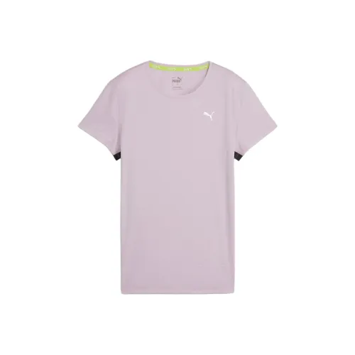 PUMA RUN FAVORITE Women's Tee T-Shirt Women's Pink Purple