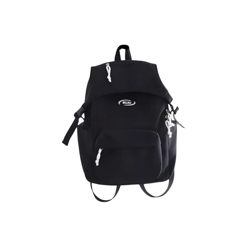 ZOGA Nylon Backpack Unisex Black/White/Red/Blue-5