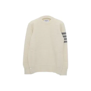 THOM BROWNE SS22 Loose Fit Sweater Women's White