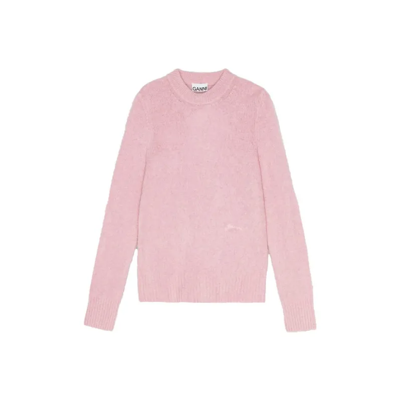 GANNI Crewneck Knit Jumper-0