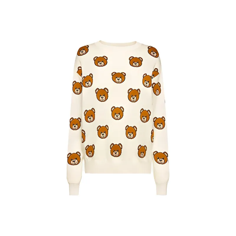 MOSCHINO Oversized Teddy Pattern Cardigan-0